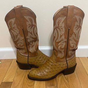Women’s Handmade Cowtown Full Quill Ostrich Boots
